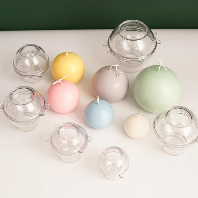 Candle Supplies Store - 5-8 cm bolvormige kaars plastic mal