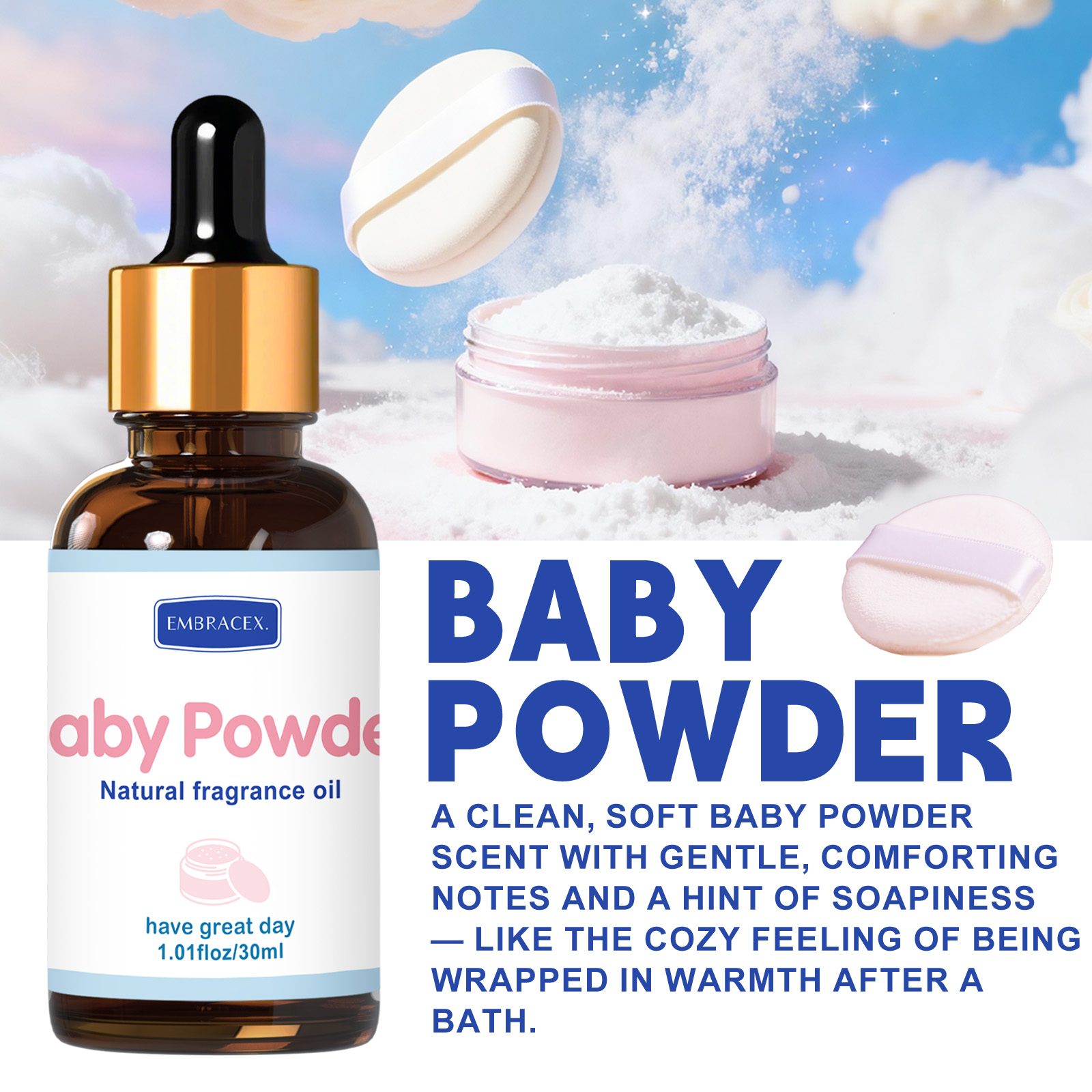 30ml Baby Poeder Geuroliën voo - Candle Supplies Fragrance Oil recensie en prijs