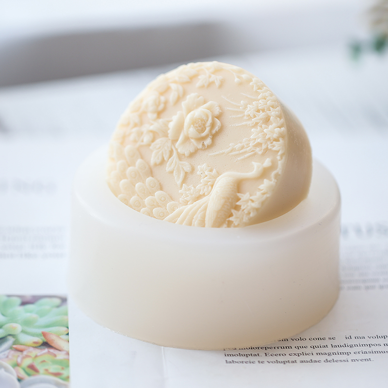 Pauw Bloem Patroon Siliconen Z - Candle Supplies Store recensie en prijs